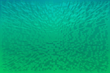blue and green cube   background