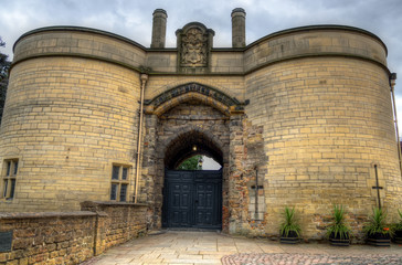 Old architecture in Nottingham, England..