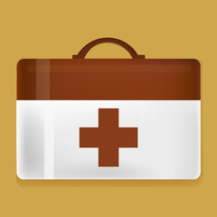 First Aid Kit Graphic Illustration Vector
