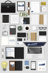 Gadgets of business vector illustration