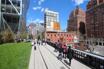 Deurstickers High Line Walkway / New York City - VS © Brad Pict