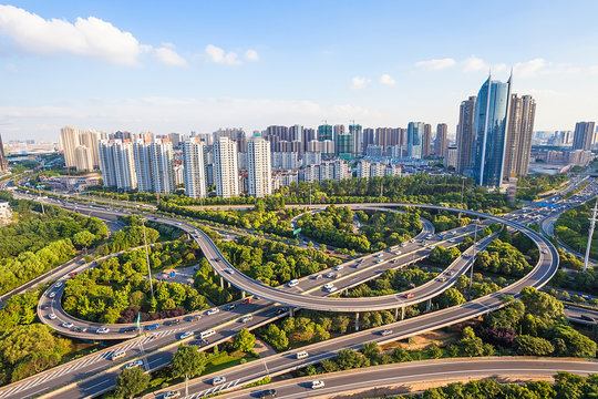 Urban architecture of Wuxi City,Jiangsu Province,China