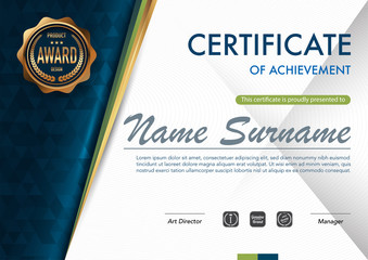 Certificate template luxury and diploma style,vector illustration.