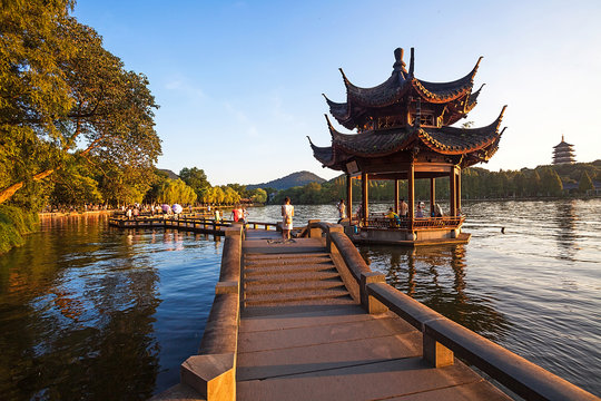 Hangzhou West Lake of Zhejiang Province,China