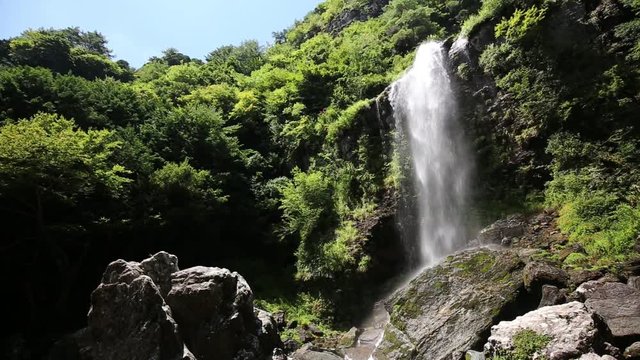 程野の滝　西滝（赤滝）（高知県いの町）　フィックス