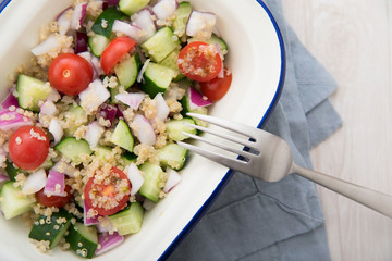 キヌアのサラダ　Quinoa Salad