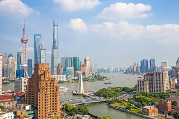 Urban architecture in Shanghai