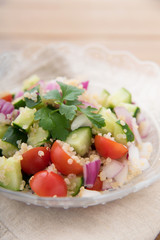 キヌアのサラダ　Quinoa Salad