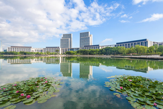 Urban architecture of Wuxi City,Jiangsu Province,China