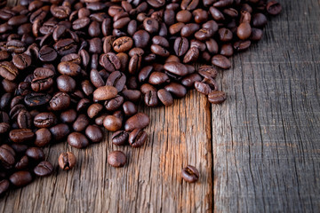 Brown coffee bean background