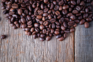 Brown coffee bean background