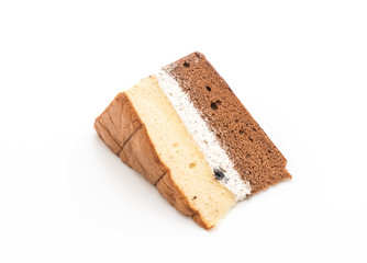 rum raisin and chocolate chiffon cake