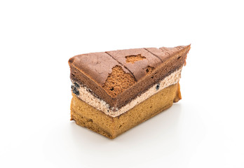 chocolate and coffee chiffon cake