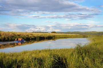 Soroti river in Pskov region, Russia