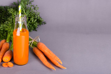 Carrot Juice a lot of vitamin A. Protects Eye. High Source of Antioxidants Especially Beta Carotene. Decreases Risk for Heart Disease. Helps Protect Against Cancer. Raw carrots and juice in a glass
