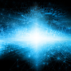 Best Internet Concept of global business.Technological background, symbols Wi-Fi, of the Internet, television, mobile and satellite communications