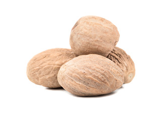 Bunch of nutmeg nuts