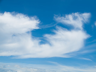 Clouds and sky for background.