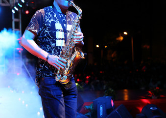 Saxophone show