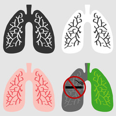 The lungs of man