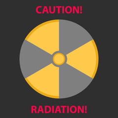 Sign of radiation