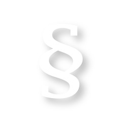 Icon mit Schatten - Paragraph