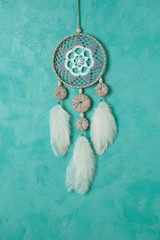 White gray dream catcher