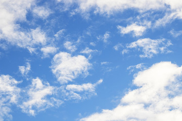 blue sky with clouds