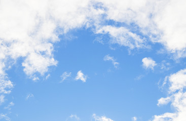 blue sky with clouds