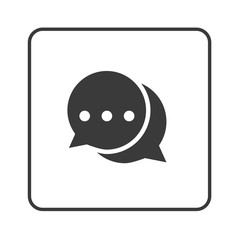 Sprechblasen - Chat - Simple App Icon