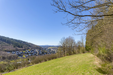 Panorama of Bad Fredeburg / Germany