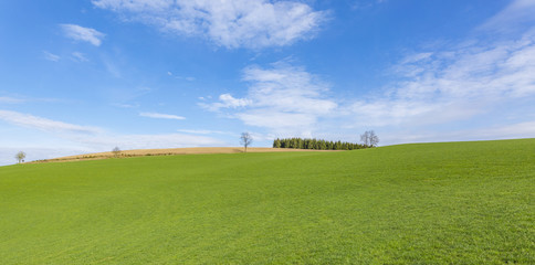 Panorama with beautiful Sky at Oberhenneborn /Germany