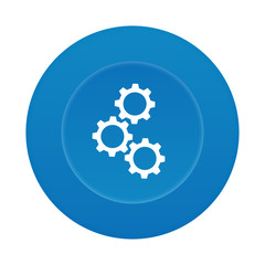 Runder 3D Button - Zahnräder - Optionen