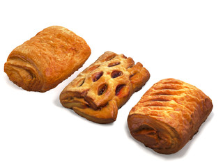 photo of isolated puff pastries