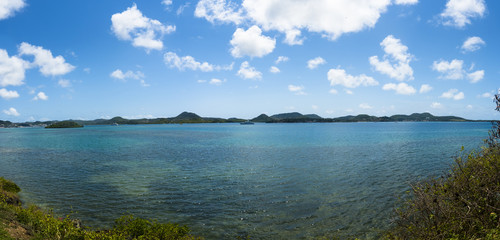 Martinique, kleine Antillen, Inseln über dem Winde, Le Marin, Blick auf Sainte - Anne