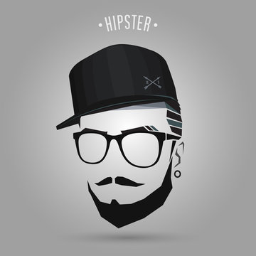 young hipster cap