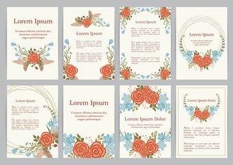 Romantic wedding invitation set - 158706036