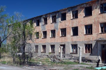 Urban decay.Sary Shagan.Kazakhstan