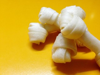 Artificial a white bone