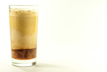 Cold coffee with milk