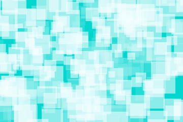 Fondo azul con cuadrados blancos.