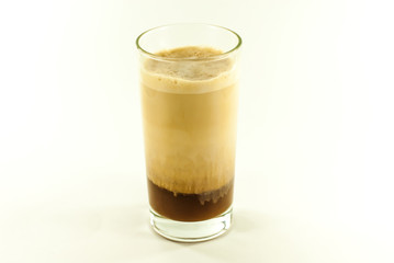 Cold coffee with milk
