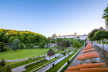 St. Barbara's Temple in Kutna Hora with Gardens.