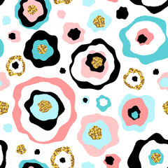 Cute beautiful abstract seamless pattern. Texture, textile, background. Vector illustration