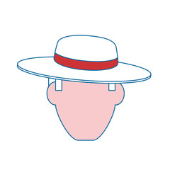 Gardener farmer avatar icon vector illustration graphic design