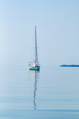 Yachts on lake Balaton, Siofok, Hungary