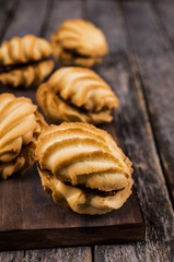 Traditional shortbread cookies