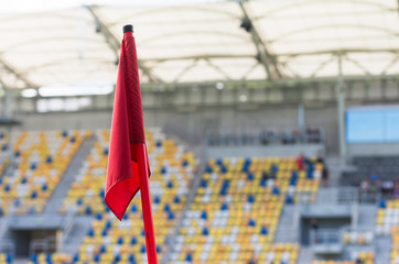 The match referee at the stadium