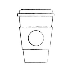 plastic cup isolated icon vector illustration design