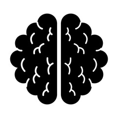 brain organ human icon vector illustration design